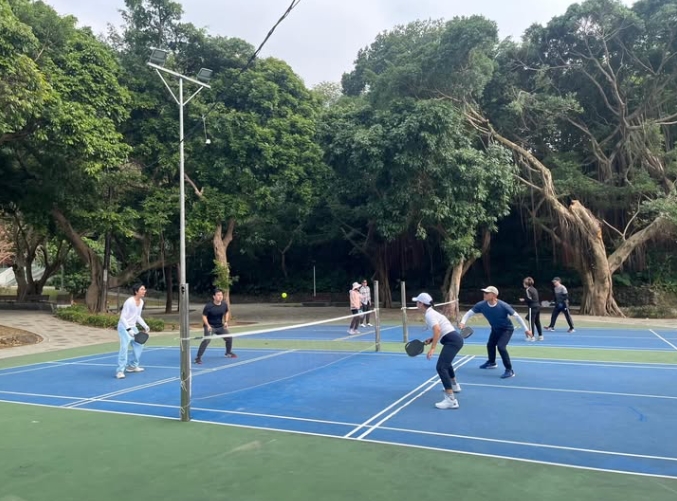 天母公園匹克球場 匹克球場主視覺